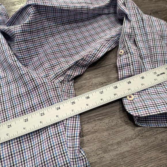 Peter Millar Shirt Mens Extra Large Plaid Casual Golf Adult Preppy‎ Classiccore - Picture 11 of 11